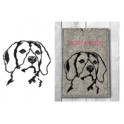 Stickdatei - Beagle 2 Silhouette